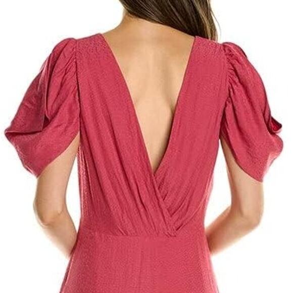 Ted Baker Rose Midi Dress with Tulip Sleeves - Picture 10 of 16